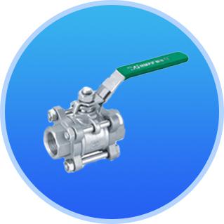 三片式内螺纹球阀